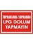 Topraklama Yapmadan LPG Dolum Yapmayın (Kendinden Yapışkanlı Etiket) 17,5 x 25 cm 1