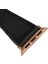 Apple Watch Uyumlu Deri Kordon 38-40MM Slim Rosegold Rst1 Siyah 5