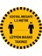 Sosyal Mesafe Stickeri 5 Çap:25cm 1