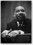 Ahşap Tablo Martin Luther King Basın Toplantısı Siyah Beyaz 1