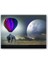 Ahşap Tablo Balon İle Uçan Fil Ay Fantastik 1