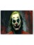 Ahşap Tablo Joker Yüz Yakın Plan Çizim 1