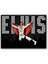 Ahşap Tablo Elvis Presley Sahnede Beyaz Elbise ve Pelerinli 1