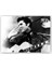 Ahşap Tablo Gülümseyen Elvis Presley ve Gitarı SB 1