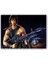 Ahşap Tablo Rambo Sylvester Stallone Roketatar Karanlık Arkaplan 1
