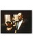Ahşap Tablo The Godfather Marlon Brando El Öpme Sahnesi 1