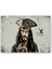 Ahşap Tablo Karayip Korsanları Jack Sparrow Dark Face 1