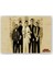 Ahşap Tablo The Usual Suspects Emniyet Pozu Sepya 1