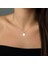 Kalpli Altın Kolye 14K Rose Yuvarlak 2