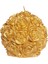 Shinny Gold Çiçek Mum 1