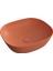 Plural 7810B477-0016 Kare Alçak Çanak Lavabo, VitrA Clean, 45 cm, Mat Terra Rossa 1