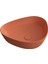 Plural 7812B477-0016 Üçgen Alçak Çanak Lavabo, VitrA Clean, 47 cm, Mat Terra Rossa 1