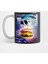 Cow Riding Burger In Space With Ufo Kupa Bardak 1