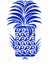 Blue Pineapple Kupa Bardak 3