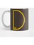 Letter D Simple Thin Clean Minimalist Line Initial Kupa Bardak 1