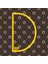 Letter D Simple Thin Clean Minimalist Line Initial Kupa Bardak 3