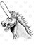 Chainsaw Unicorn - Black Line Art Version Kupa Bardak 3