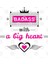 Badass With A Big Heart Kupa Bardak 3