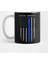 Honor Respect Thin Blue Line Flag Kupa Bardak 1