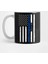 Thin Blue Line Police Officer Flag Kupa Bardak 1