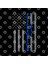 Police Officer Thin Blue Line Flag Kupa Bardak 3
