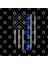 Police Officer Support Thin Blue Line Flag Kupa Bardak 3
