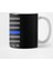 Police Officer Thin Blue Line Flag Kupa Bardak 2