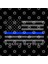 Police Officer Thin Blue Line Flag Kupa Bardak 3