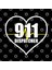 911 Dispatcher Heart Thin Gold Line Kupa Bardak 3