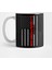 Firefighter Thin Red Line Flag Kupa Bardak 1