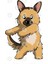 Funny German Shepherd Floss Dance Move Flossing Kupa Bardak 3