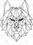 Wolf Origami Kupa Bardak 3