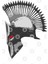 Spartan Helmet With Arrows Crest Kupa Bardak 3