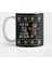 Ugly Christmas Sweater Gingerbread Skeleton Kupa Bardak 1