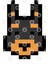 Miniature Pinscher 8-Bit Retro Pixel Kupa Bardak 3