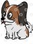 Papillon Cute Cartoon Graphic Kupa Bardak 3