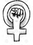 Feminism Symbols Art Kupa Bardak 3