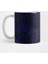 Dark Blue Electrical Streak Pattern Kupa Bardak 1