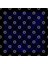 Dark Blue Electrical Streak Pattern Kupa Bardak 3