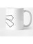 Trendy One Line Geometric Design Of İnsect Bee Kupa Bardak 2