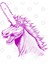 Chainsaw Unicorn - Neon Pink Line Art Version Kupa Bardak 3