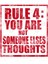 Rule #4: You Are Not Someone Else'S Thoughts Kupa Bardak 3