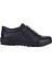 M197 Siyah Deri Erkek Sneakers Spor Ayakkabı 2