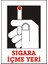 Sigara İçme Yeri (Kendinden Yapışkanlı Etiket) 17,5 x 25 cm 1