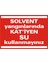 Solvent Yangınlarında Katiyen Su Kullanmayınız (Kendinden Yapışkanlı Etiket) 17,5 x 25 cm 1