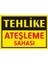 Tehlike Ateşleme Sahası 2.6 mm PVC Uyarı Levhası 17,5 x 25 cm 1