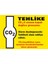 Tehlike CO2 Galvaniz Uyarı Levhası 17,5 x 25 cm 1