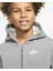 BV3699-091 B Nsw Hoodie Fz Club Erkek Çoçuk Kapüşonlu Üst Sweatshirt 3