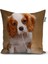 Köpek Desenli 3D Baskılı Dekoratif Kırlent Kılıfı 1