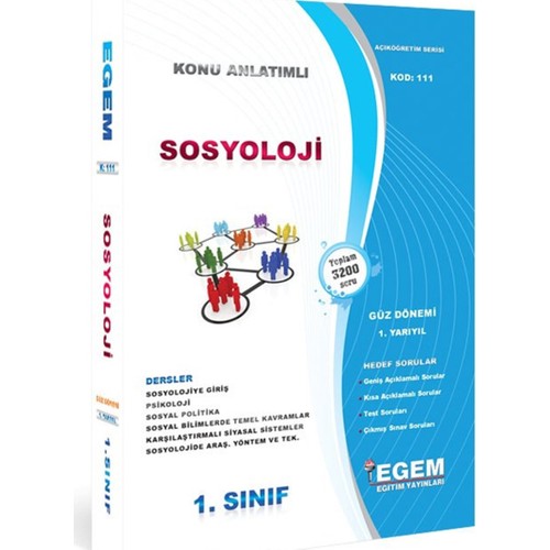 1 sinif sosyoloji konu anlatimli soru bankasi guz donemi kitabi